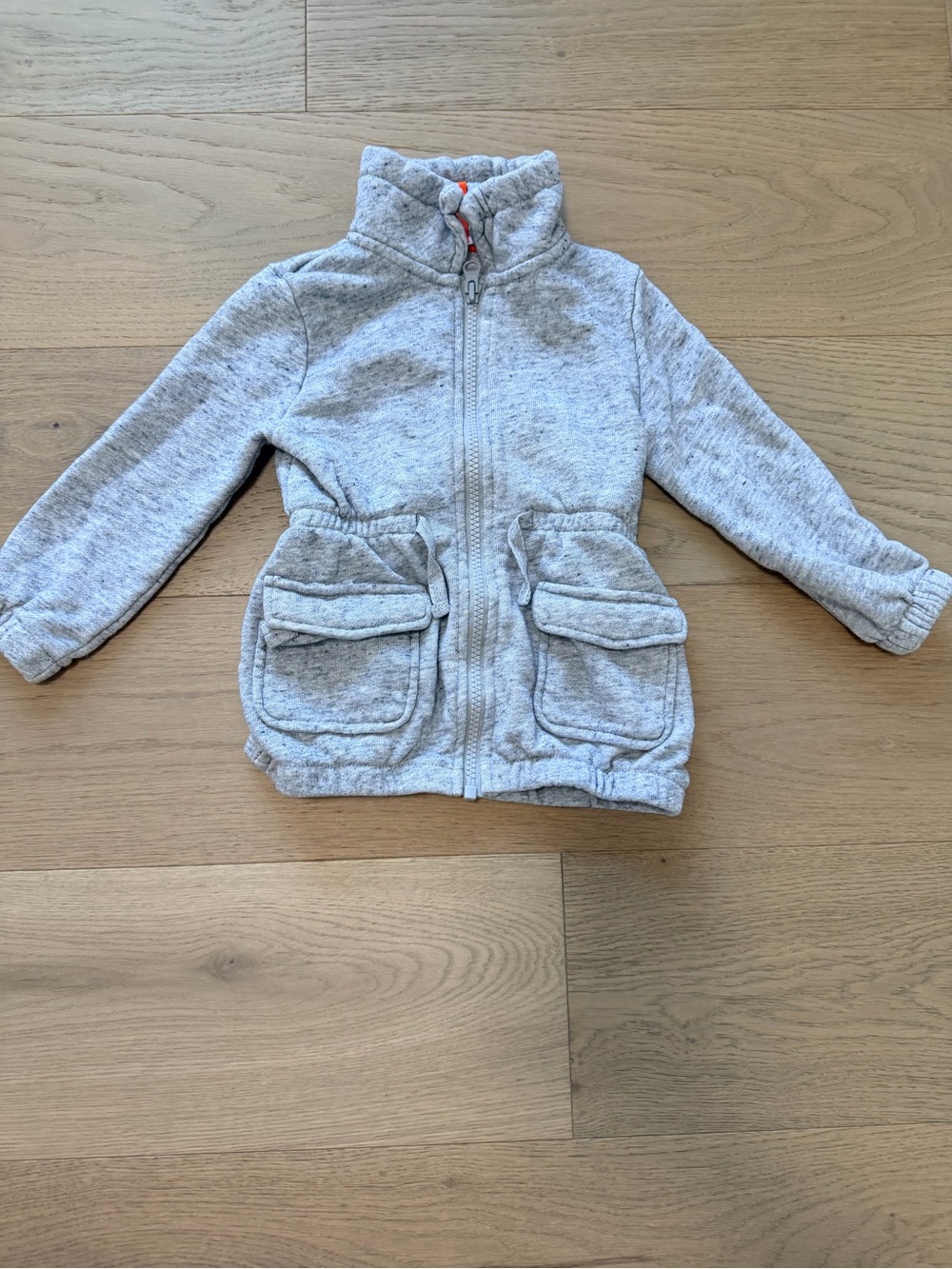Joe Fresh Light Heather Gray Toddler Zip Hoodie